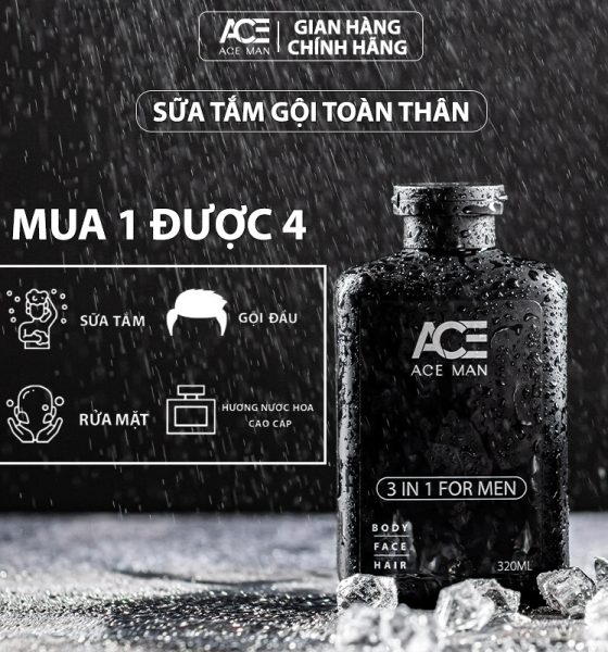 Sữa tắm gội toàn thân ACEMAN 320ml