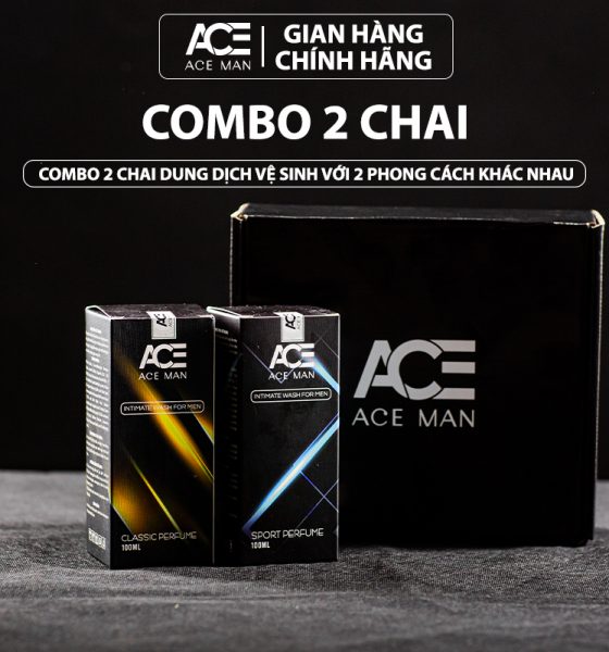 COMBO 2 chai dung dịch vệ sinh nam ACEMAN 100ml